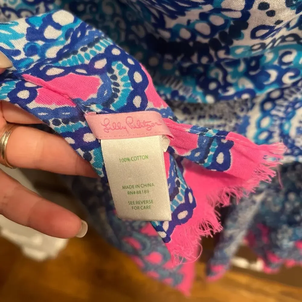 Lilly pultizer scarf shall‎ one size